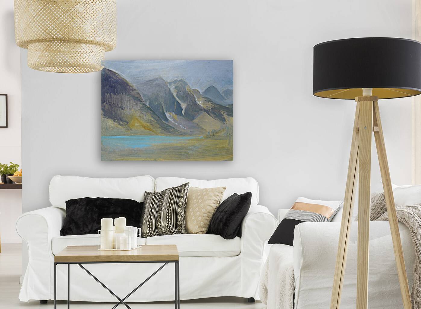 Lake Ohara British Columbia Reproduction