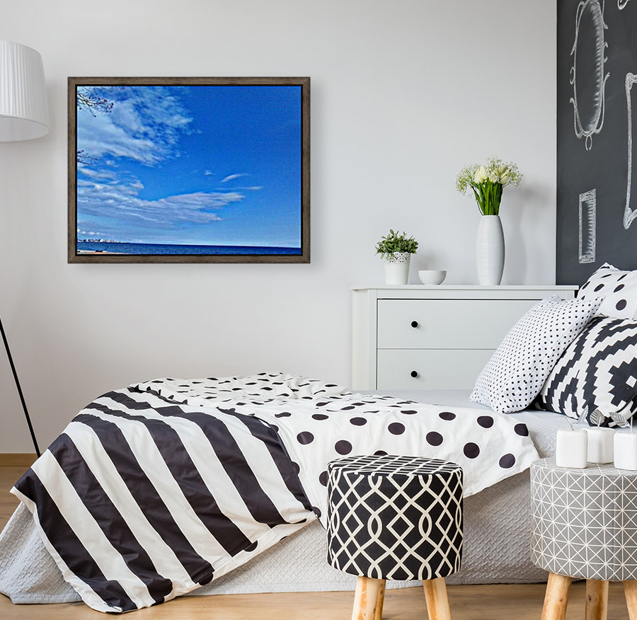 Blue Sky over the beach Reproduction