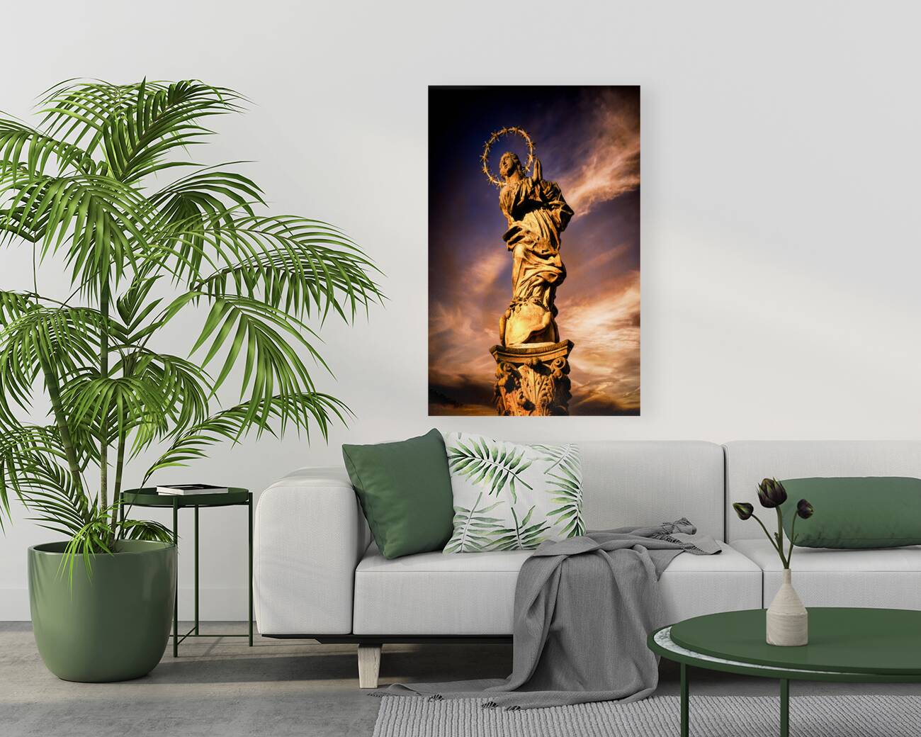 Czech Cesky Krumlov Square Statue Reproduction