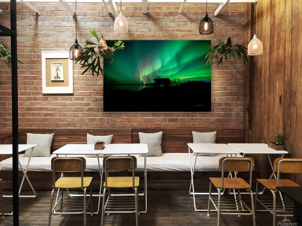 Lights over Kashwitna Lake Reproduction