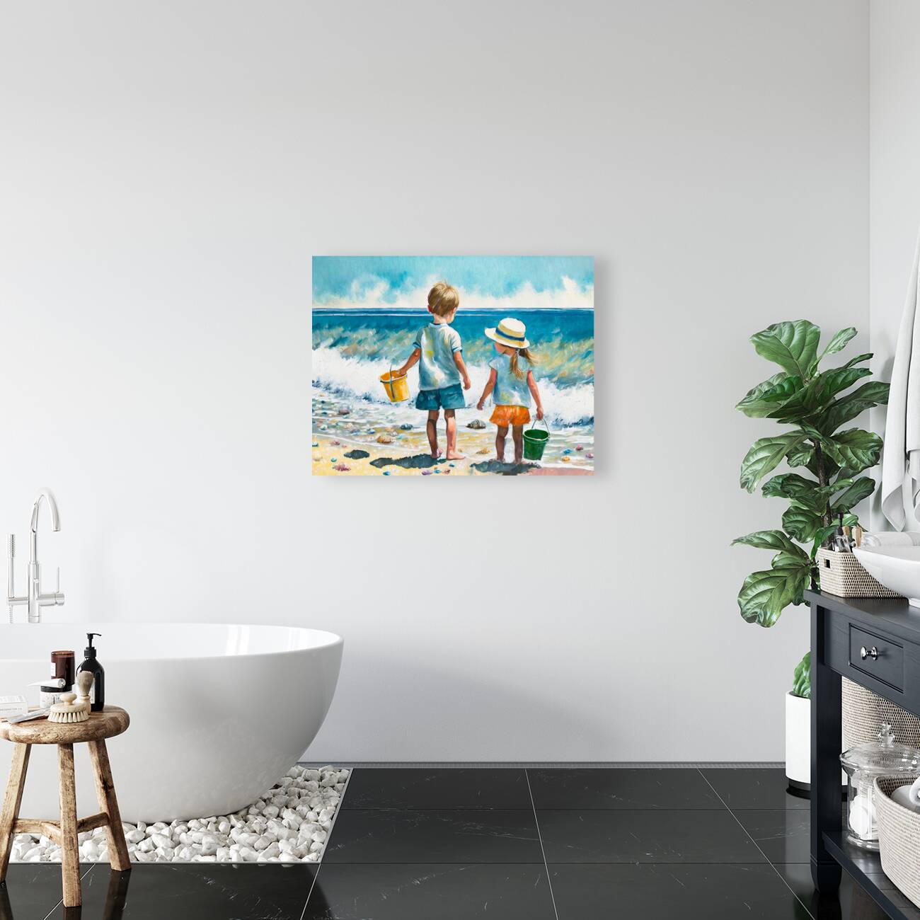 Collecting Seashells Reproduction