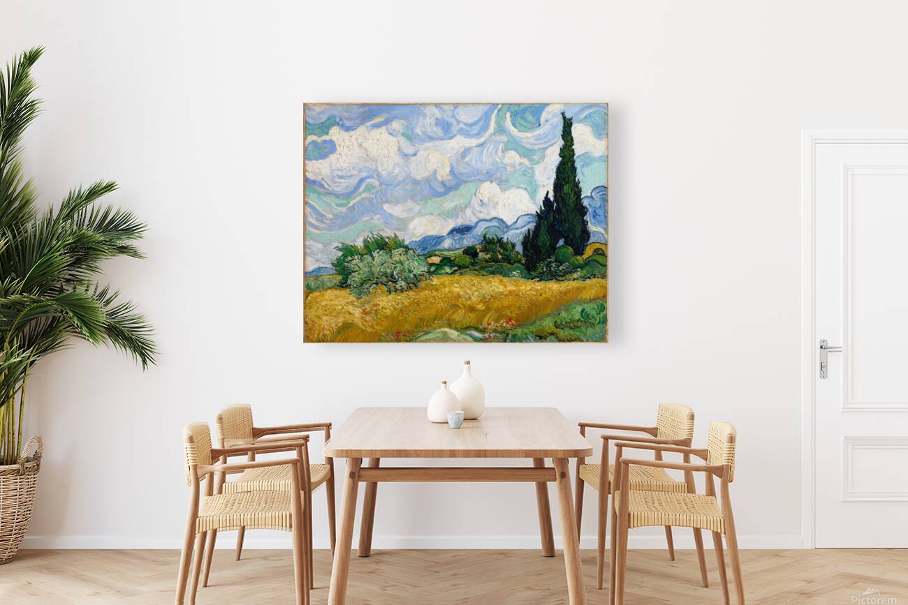 Vincent van Gogh   Wheat Field with Cypresses Reproduction