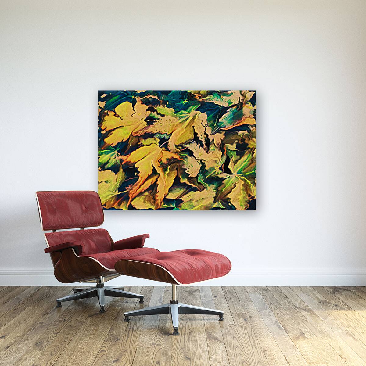 Abstract Acer Autumnal Leaves Reproduction