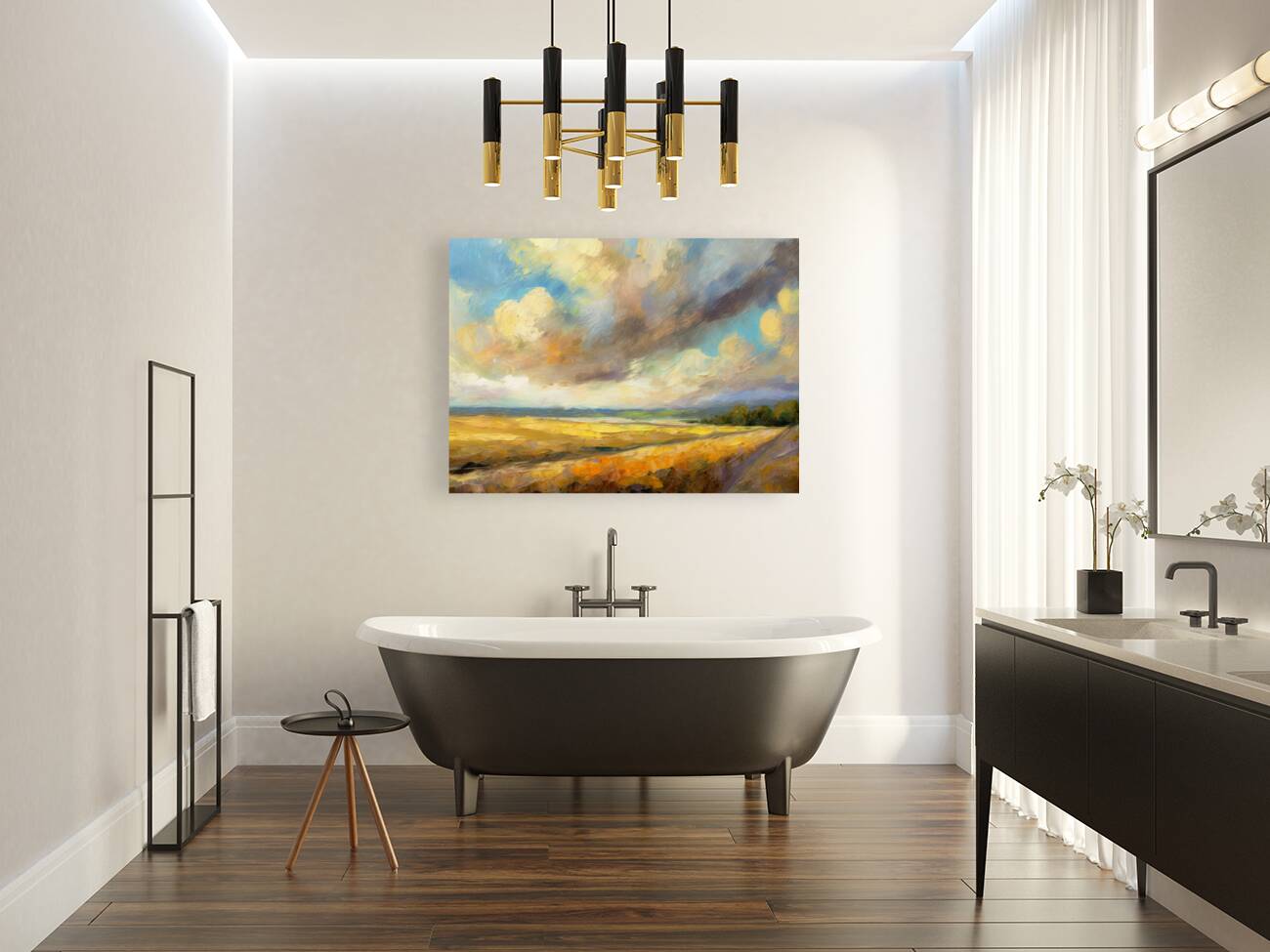 Beautiful Prairie Skies Reproduction