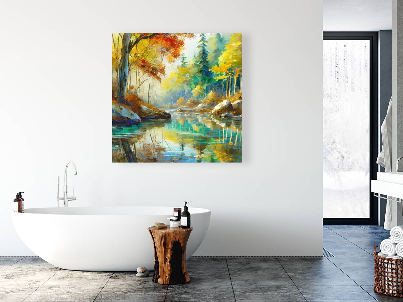 Sit by the River and Reflect Reproduction