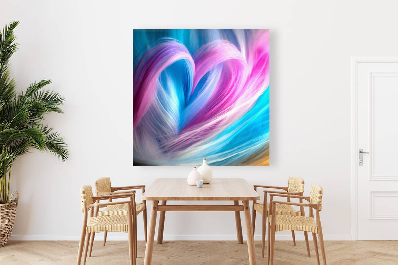 Pink Heart for Valentines Day Reproduction