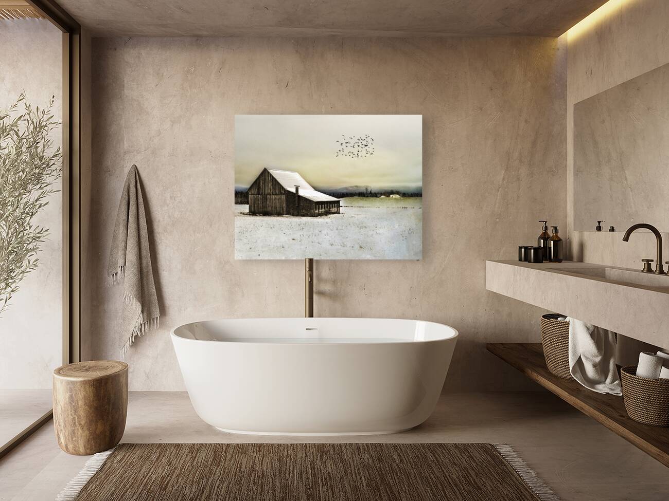 Au pied du Mont Reproduction