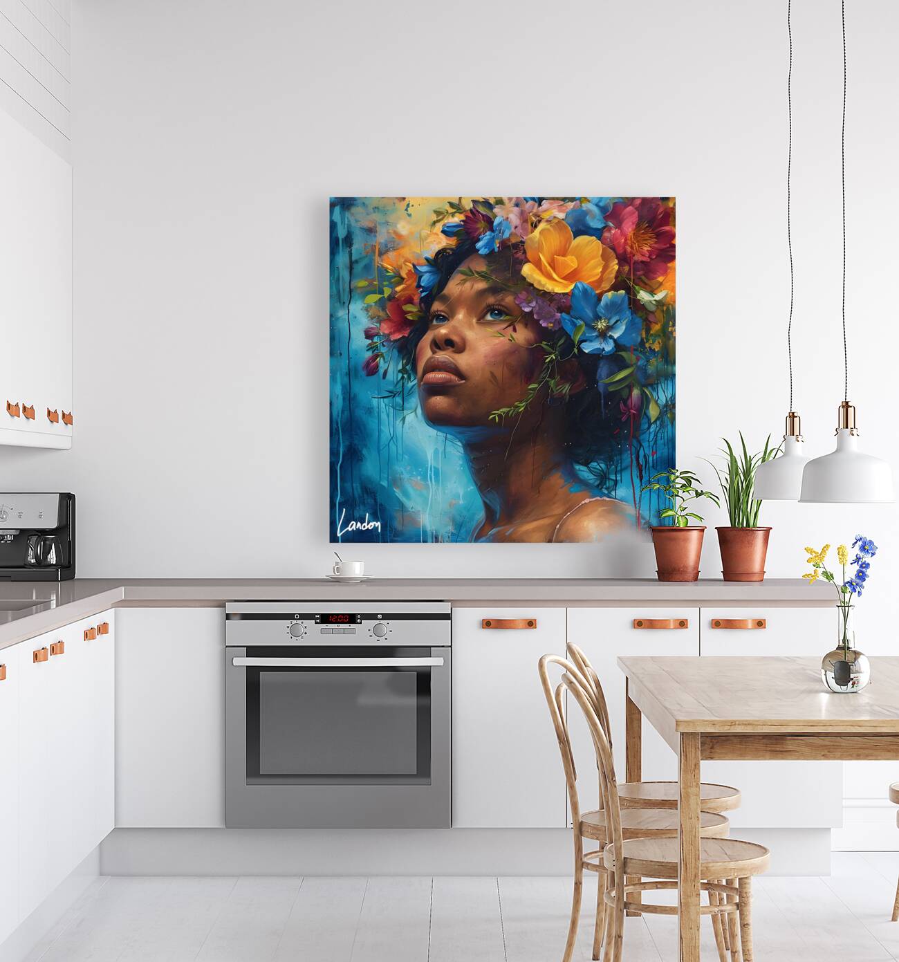 Flower Woman 10 Reproduction