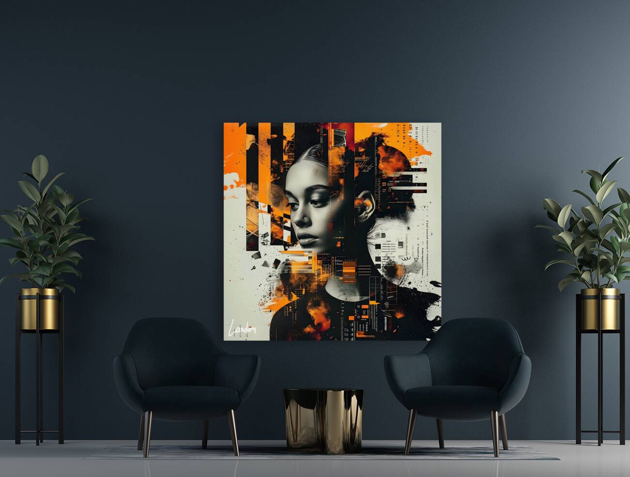 Her Digital Glitch 3 Reproduction