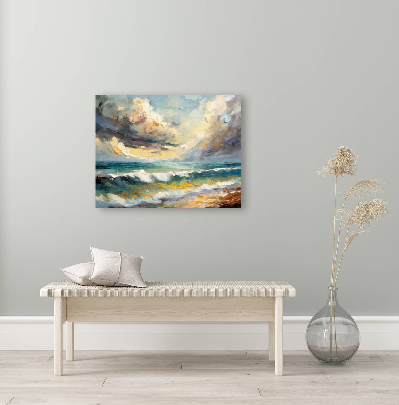 North Atlantic Storm Rolling In Reproduction