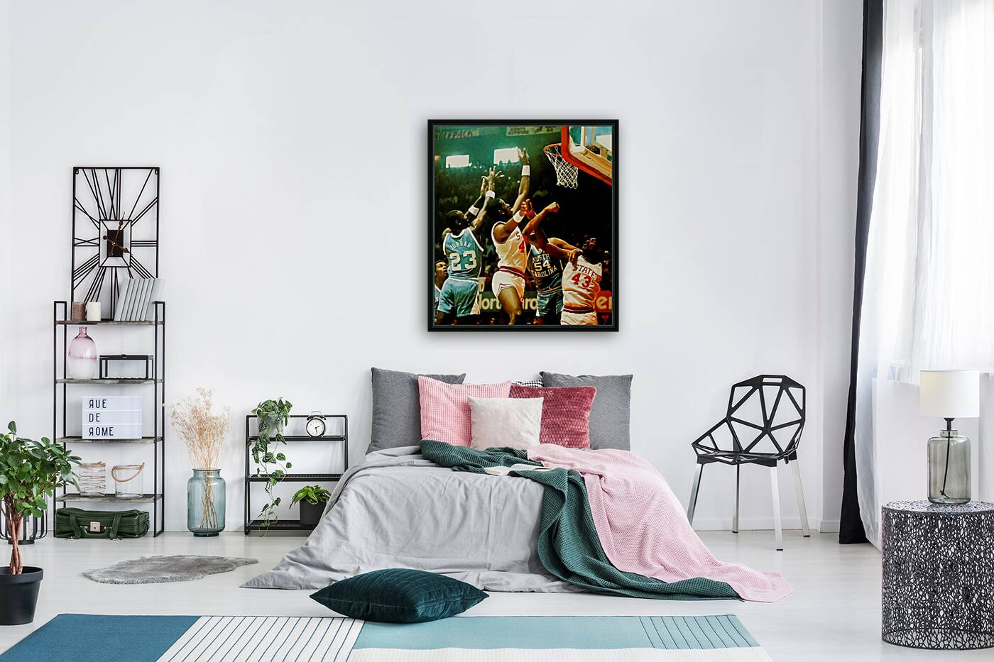 1983 North Carolina vs. NC State Basketball Action Reproduction