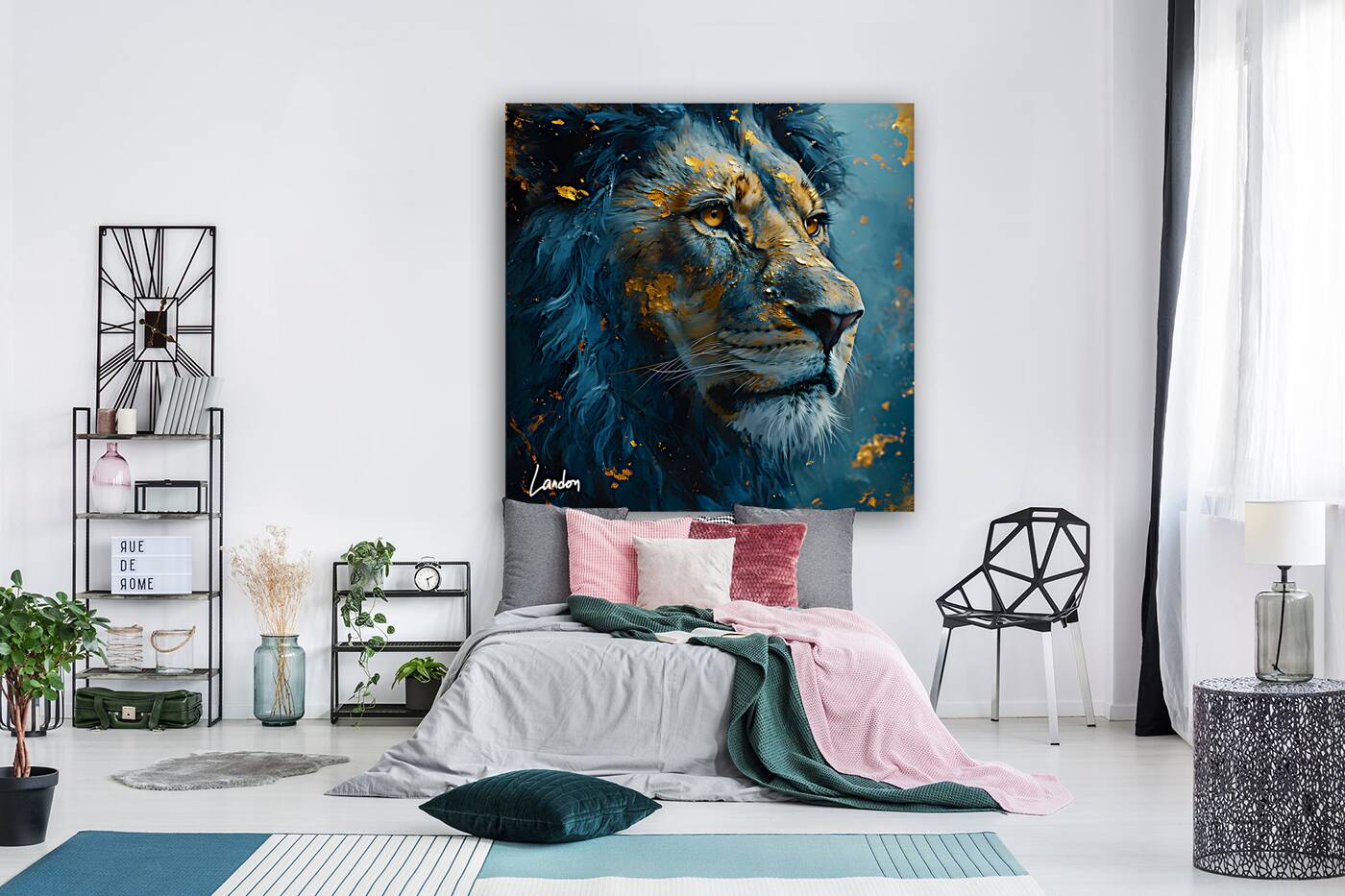 Leo the Zodiac Lion 1 Reproduction
