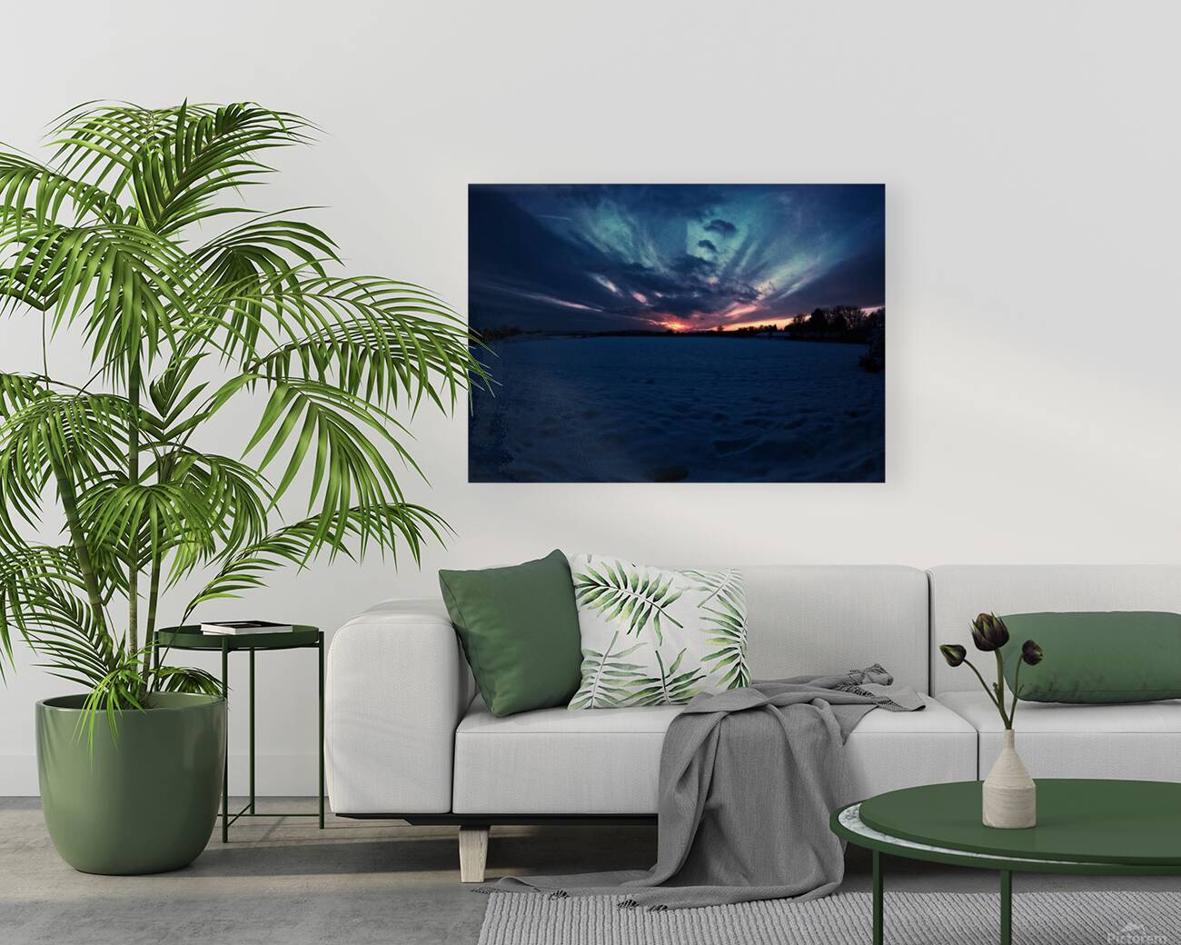 Last Light Of Winter Day Reproduction