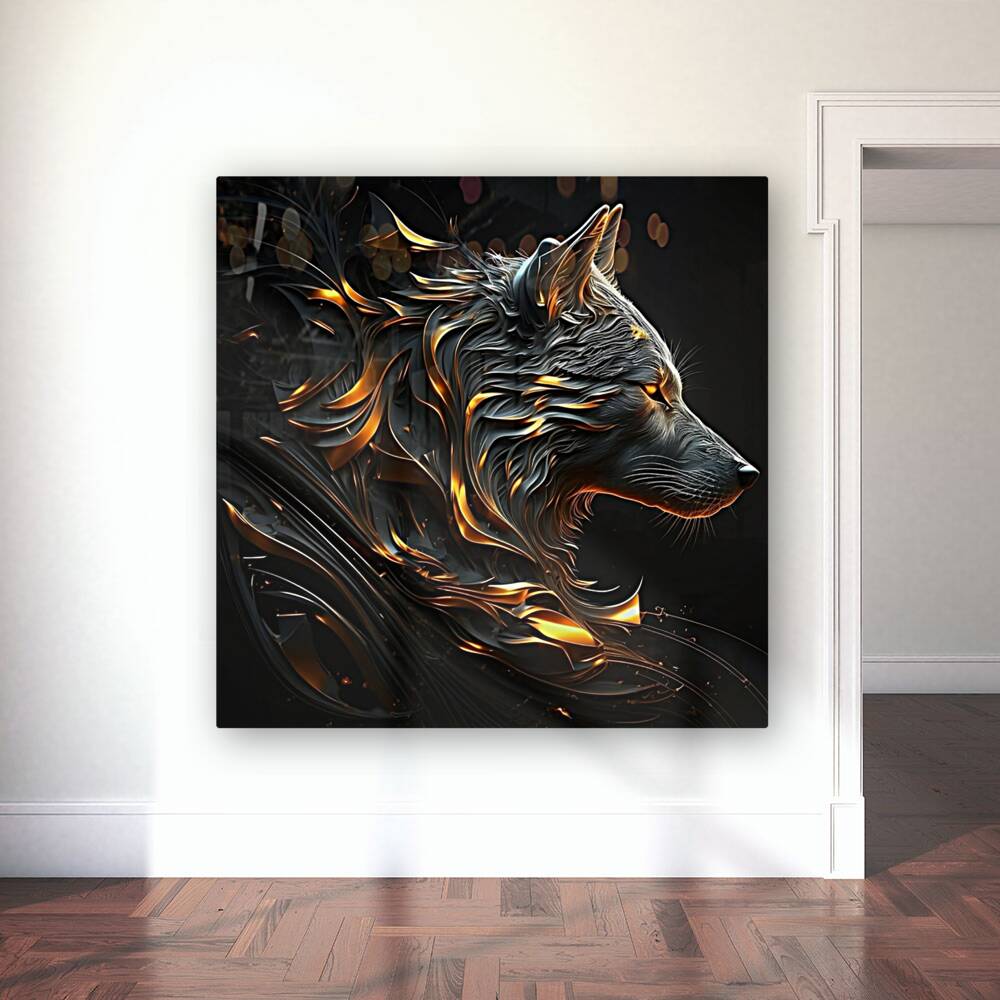 Spirit Wrapped In Gold Reproduction