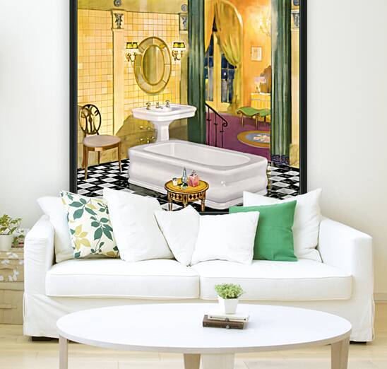 1920s Bathroom Interior Design Reproduction