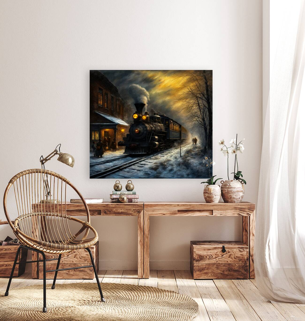 NIGHT APPROACHING  Reproduction