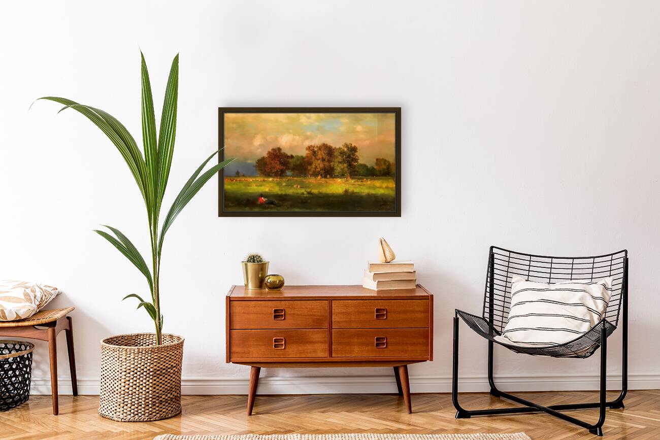 Durham Connecticut by George Inness Reproduction