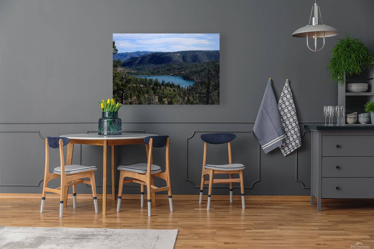 Grindstone Lake Dam in Ruidoso - NM Reproduction