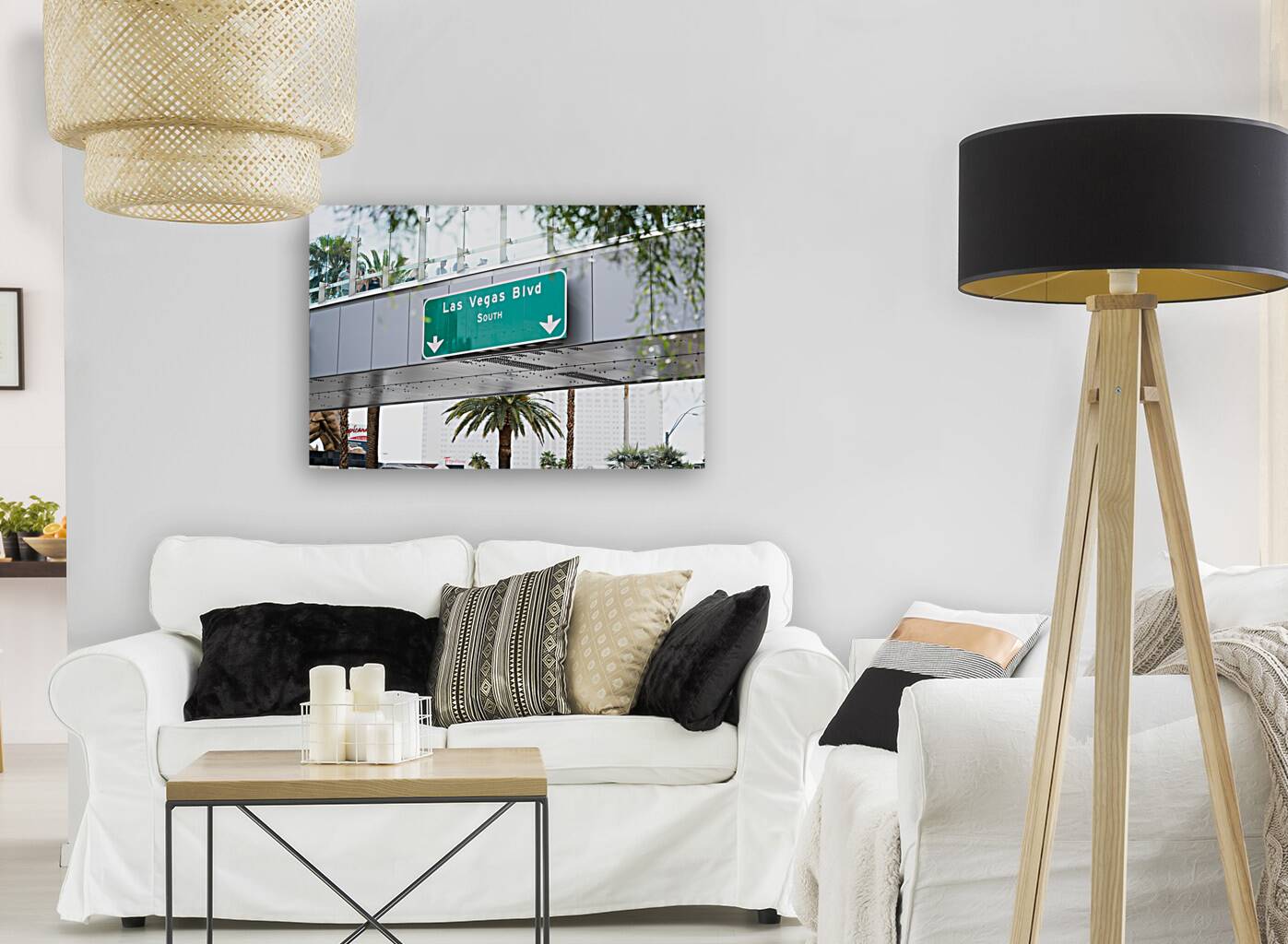 Las Vegas Blvd Sign   Las Vegas NV 03594 Reproduction