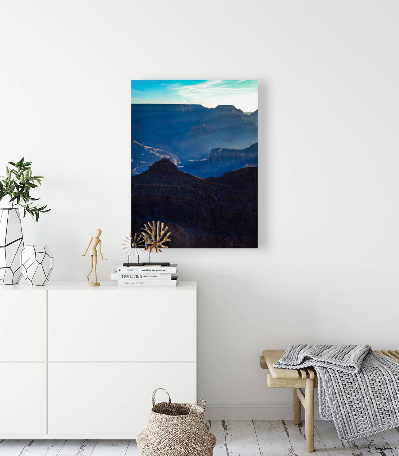 Dawns Embrace: Mather Points Canyon Vista Reproduction