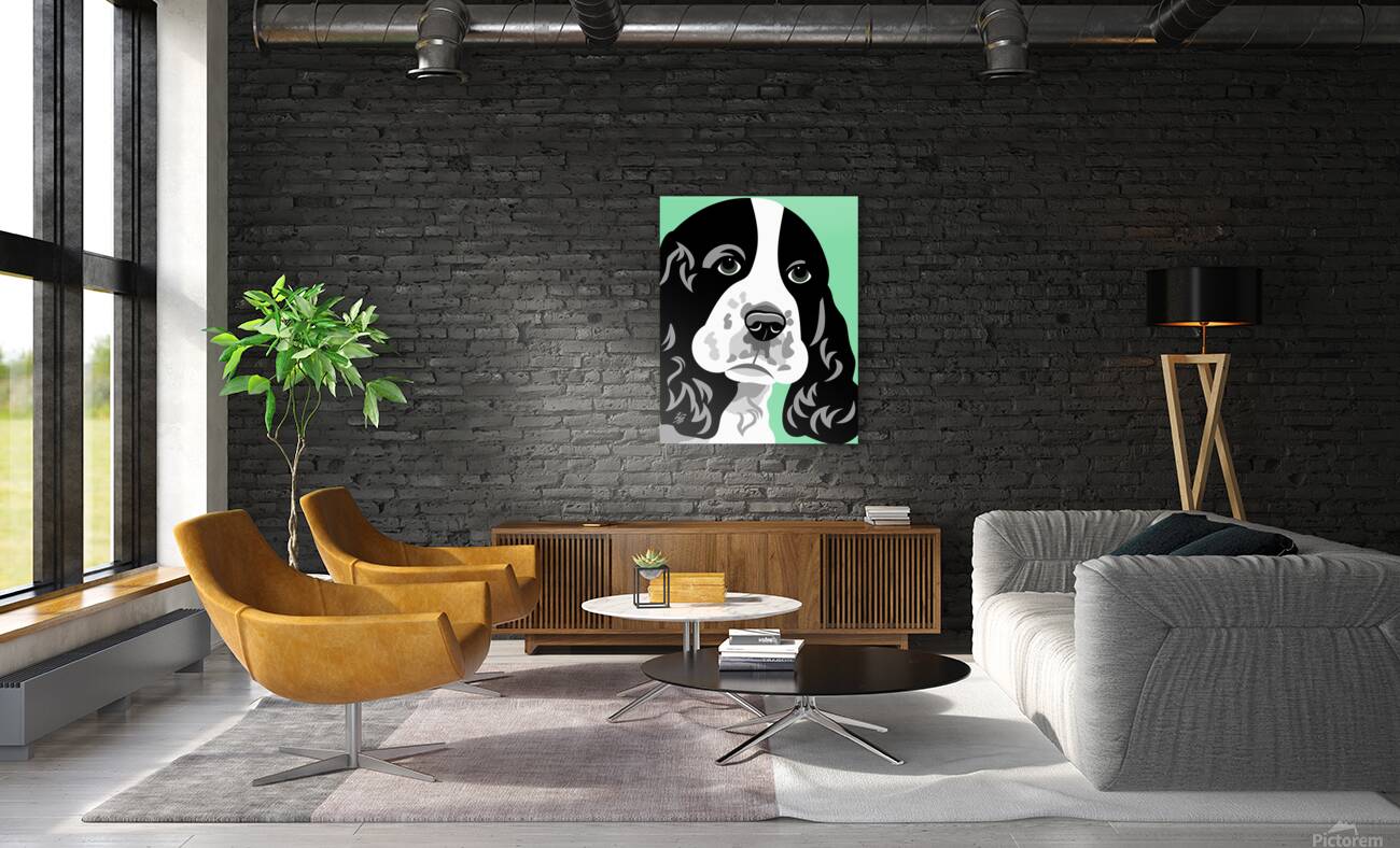 Spaniel Dog Lover Art Reproduction