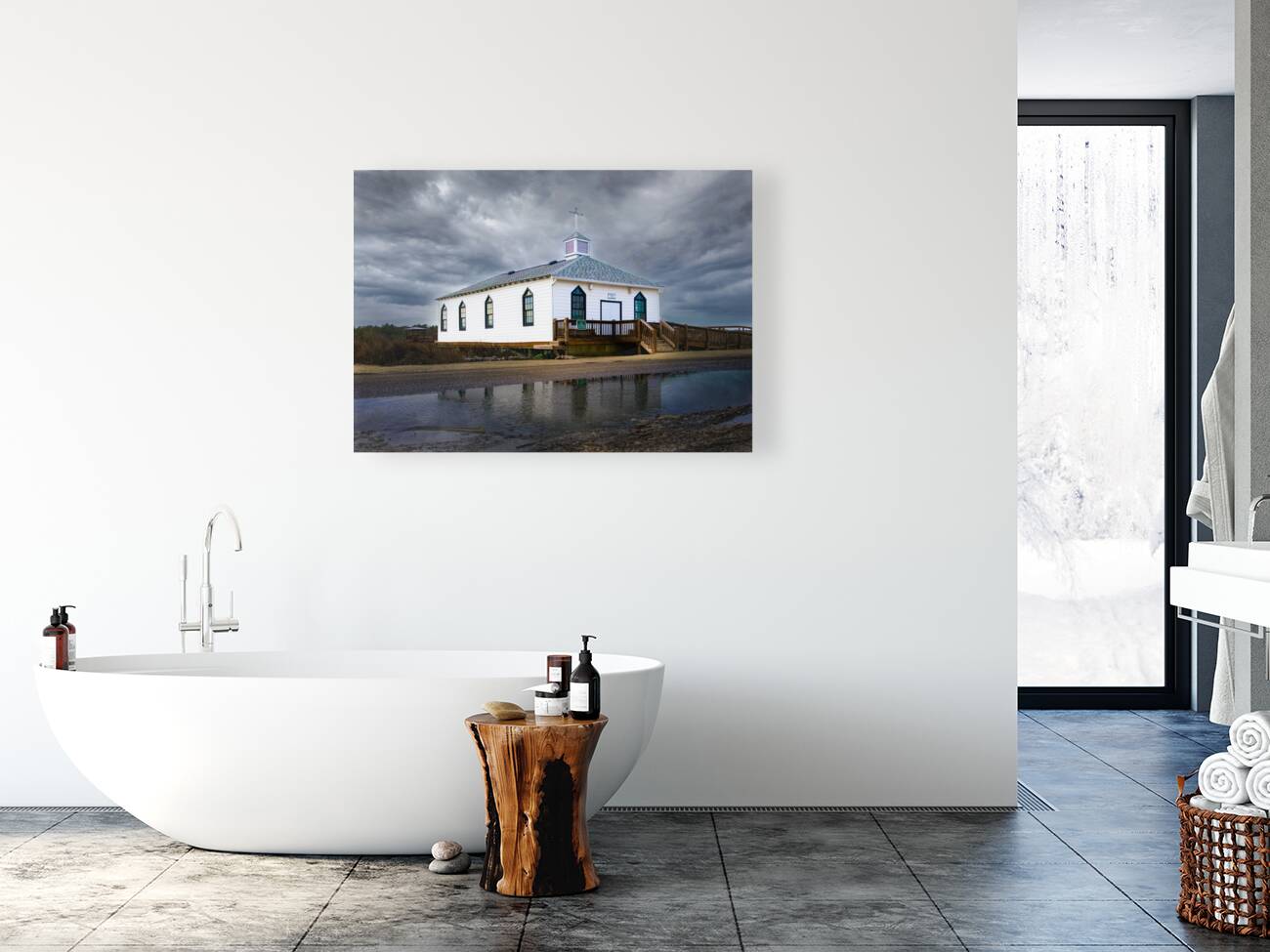 Pawleys Island Chapel Reflections Reproduction