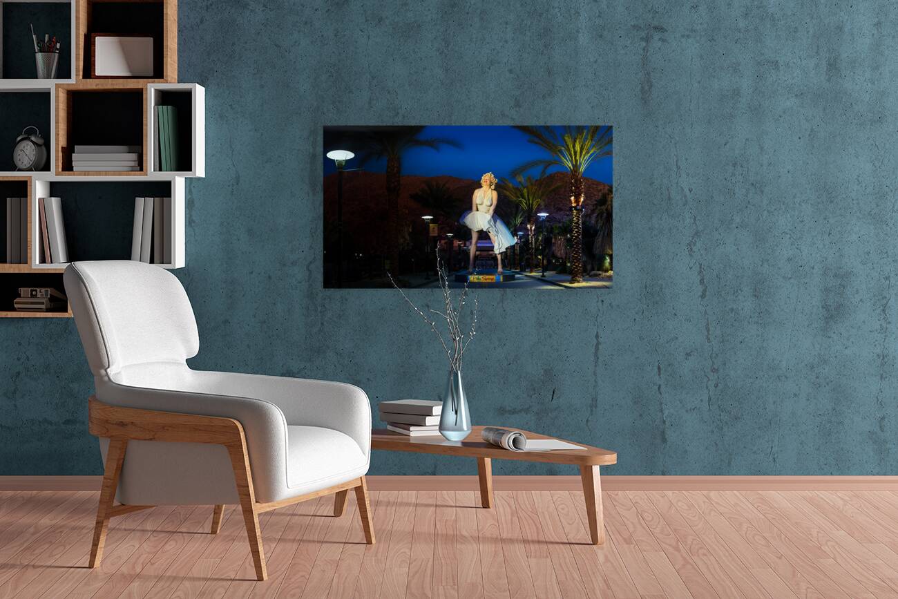 Ethereal Elegance: Marilyn Monroe Statue in Palm Springs Reproduction