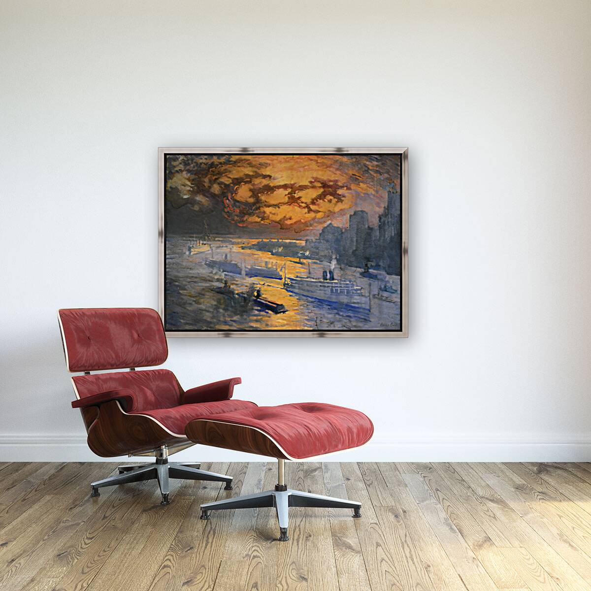 reflective river joseph pennell 1921 Reproduction