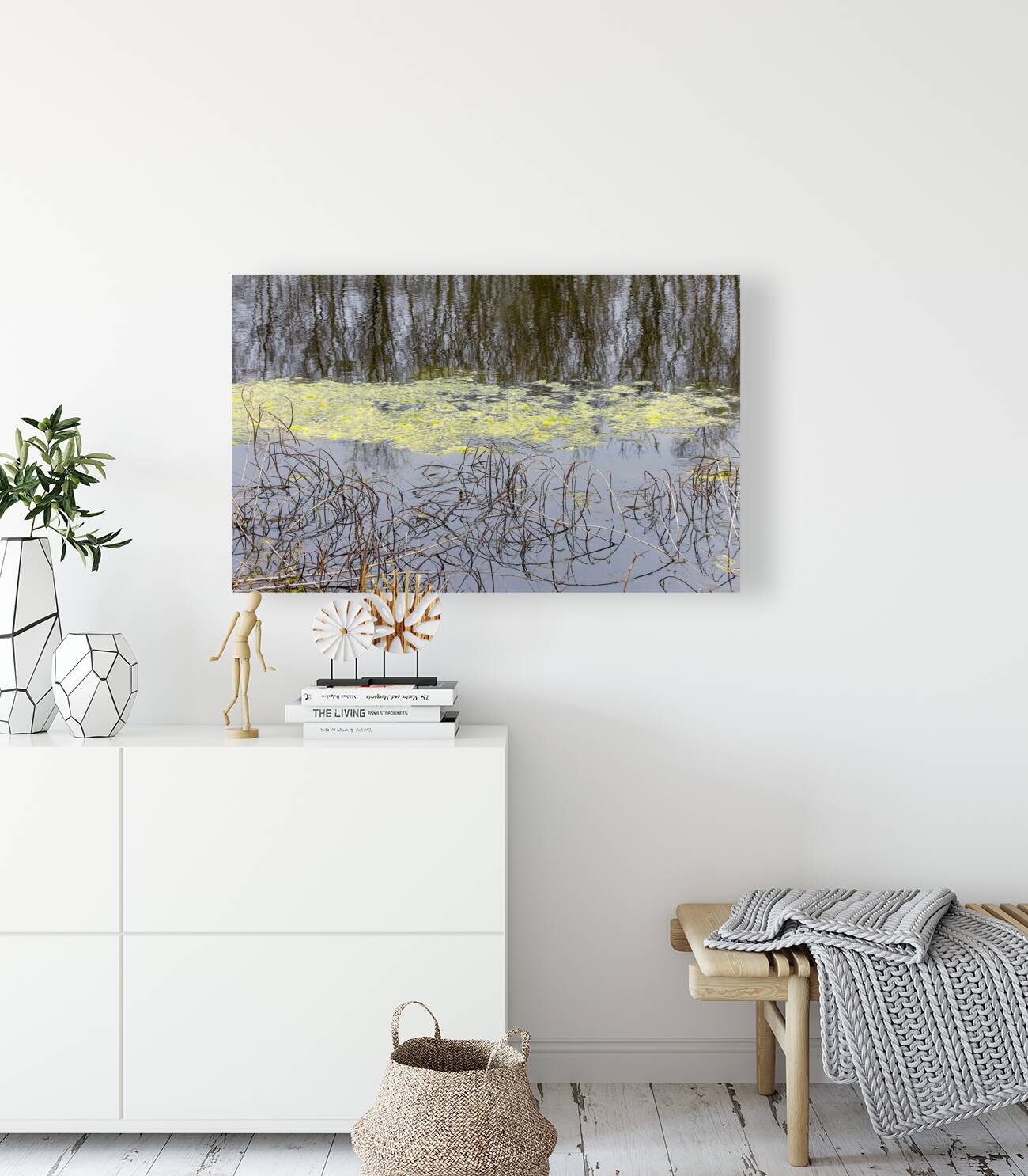 Winter Pond Textures Reproduction