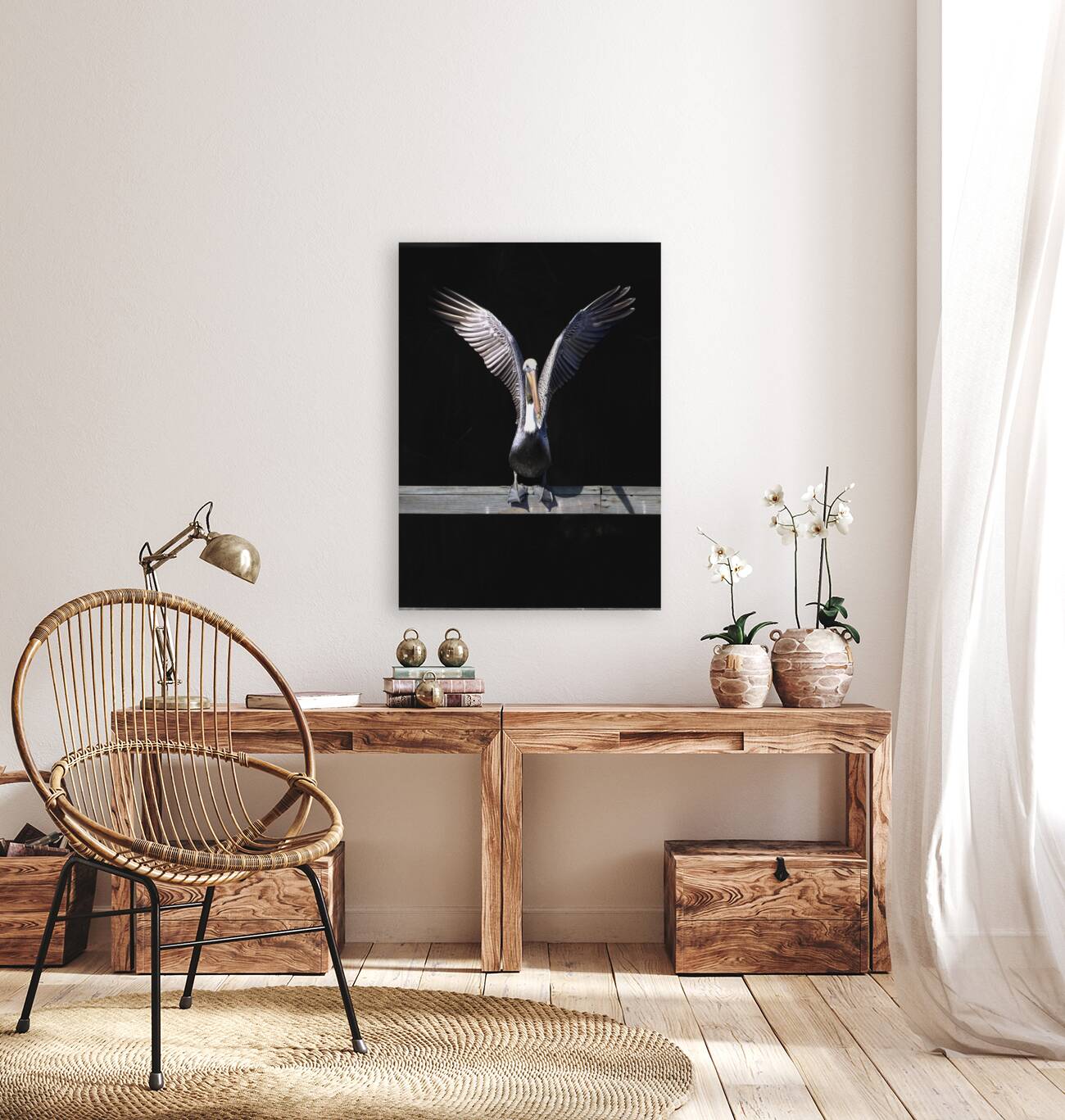 Brown Pelican Hallelujah Reproduction