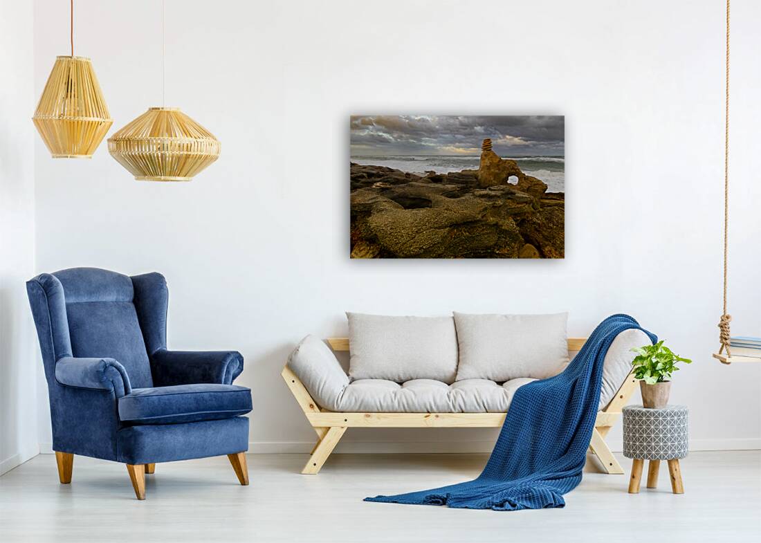 Palm Coast Ocean  Cairns Reproduction