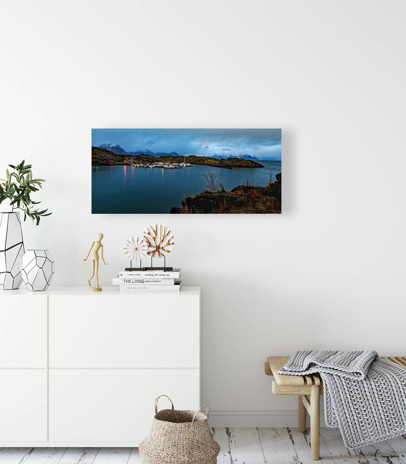 Lofoten Islands Harbor Reproduction