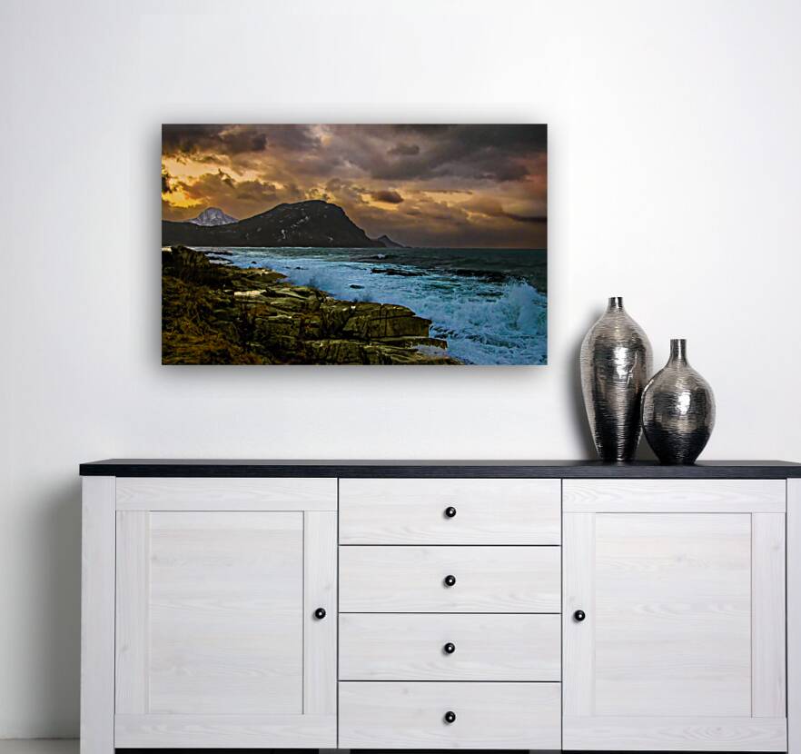 Lofoten Vik Gale Force Winds Reproduction