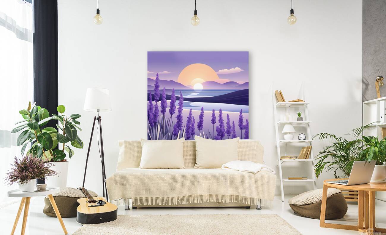 Lavender Lake Reproduction