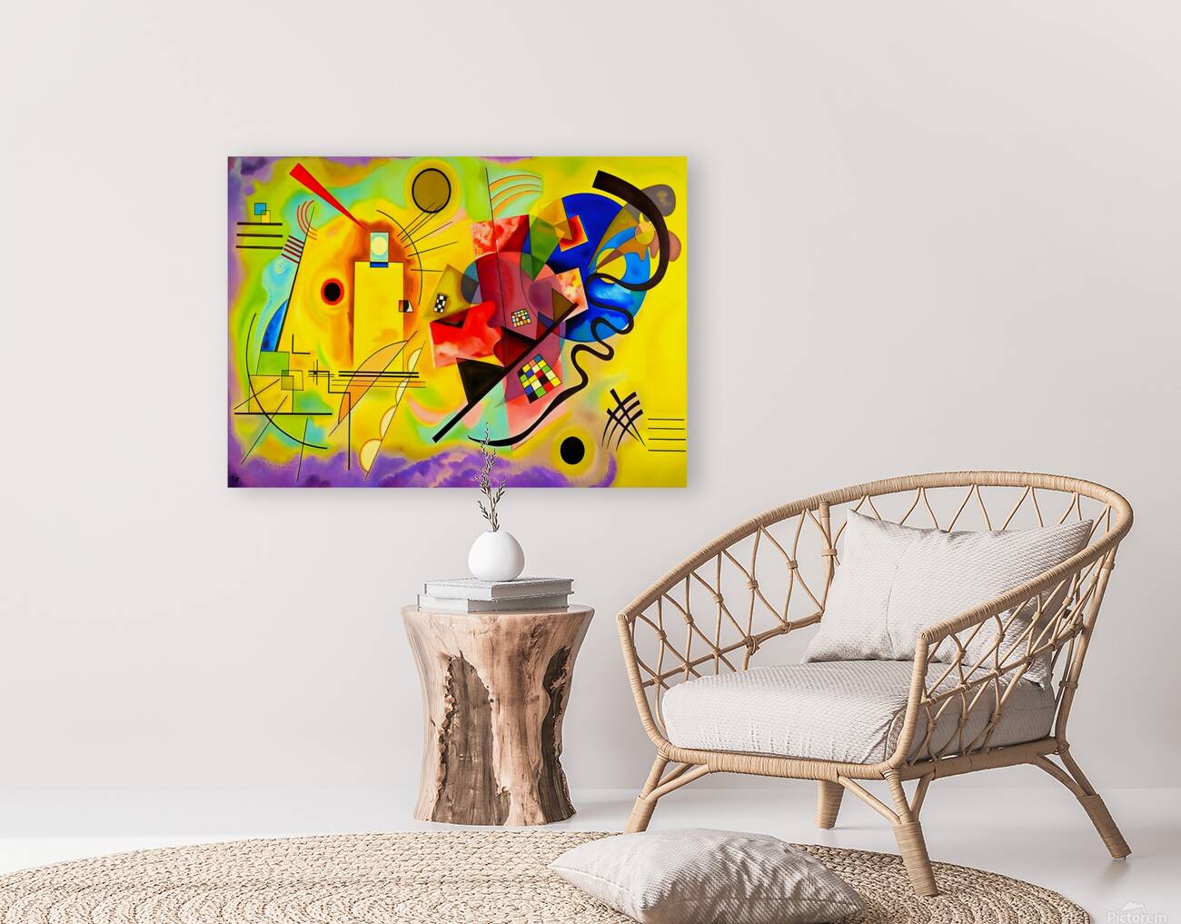 Yellow Red Blue 1925/カンディンスキー/アートポスター Yellow Red Blue (1925) by Wassily Kandinsky Fine Art Print