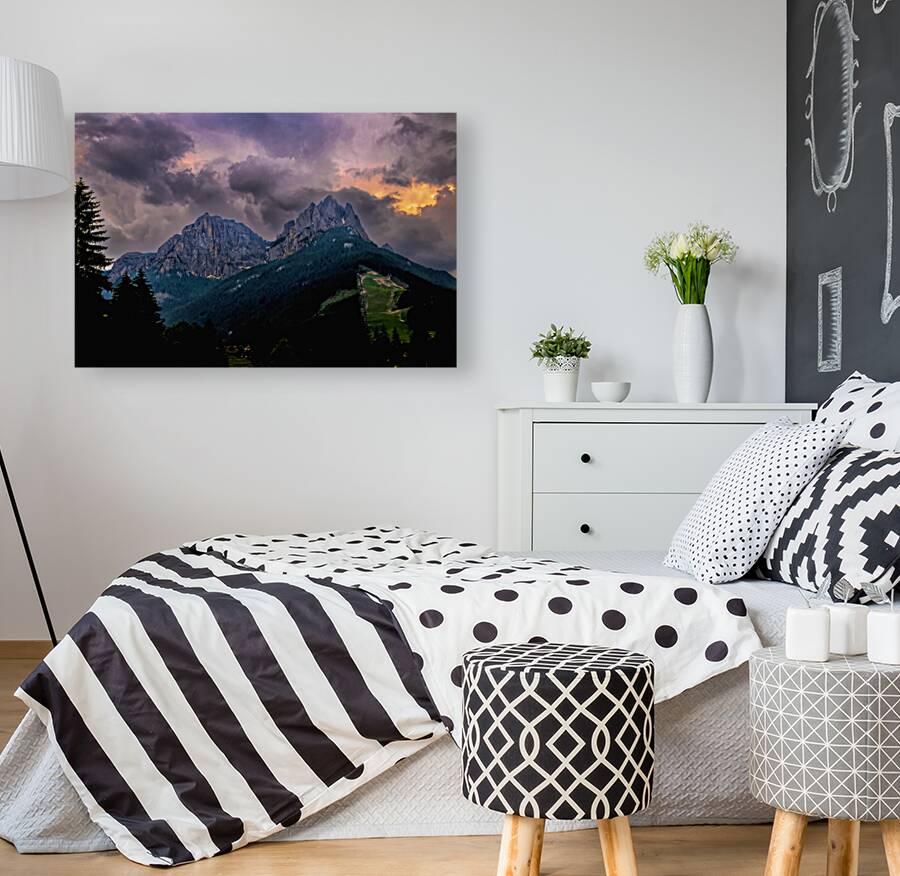 Possa di Fassa Ski Landscape Reproduction