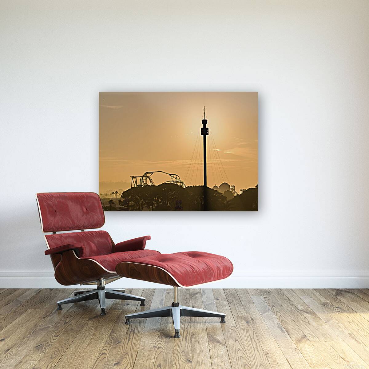 SeaWorld San Diego Silhouette Sunrise Reproduction