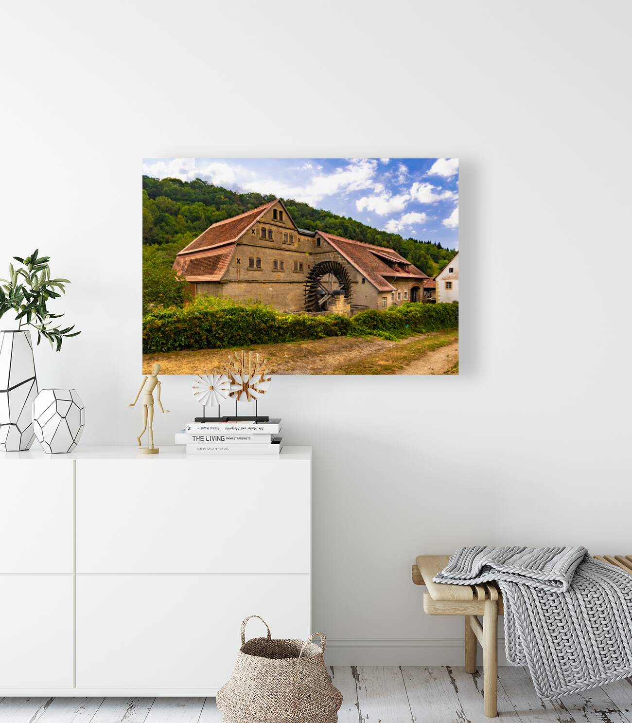 Rothenburg ob der Tauber Water Wheel Reproduction