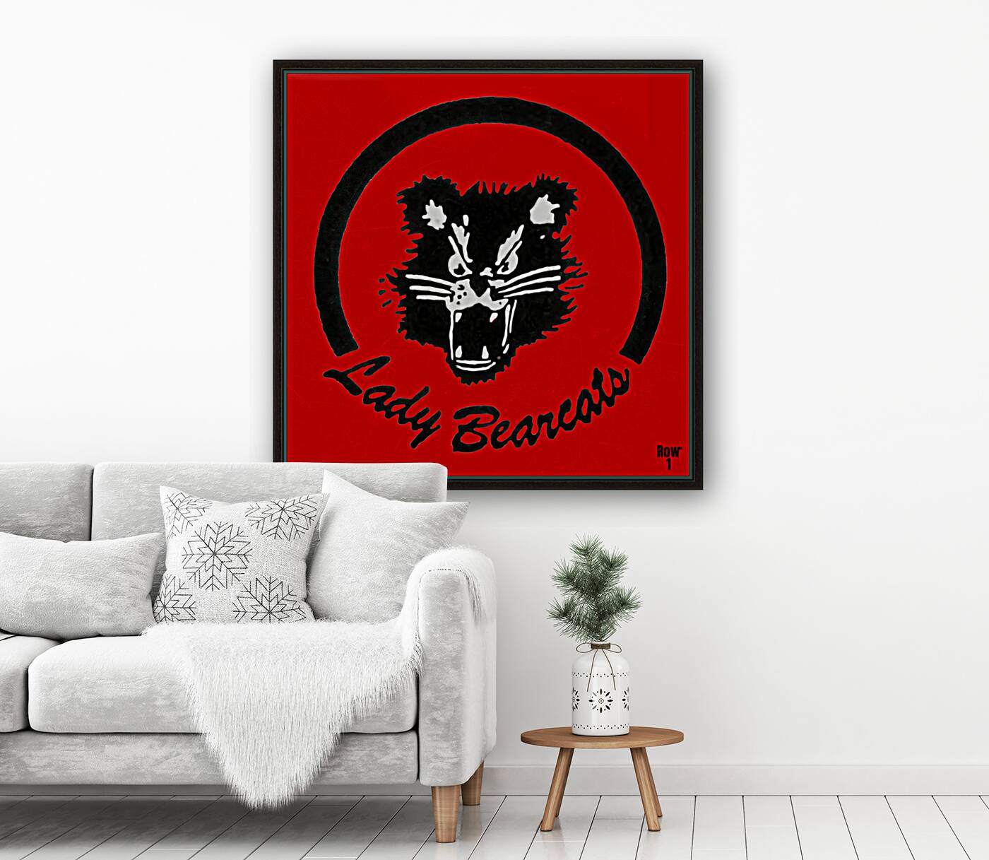 1980s lady bearcats art Reproduction