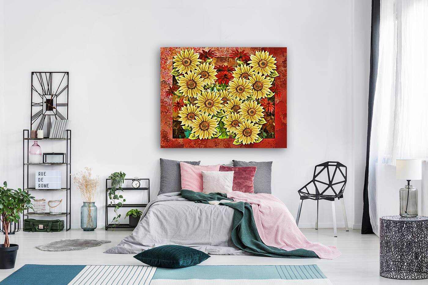 Arte 078 sunflowers Reproduction