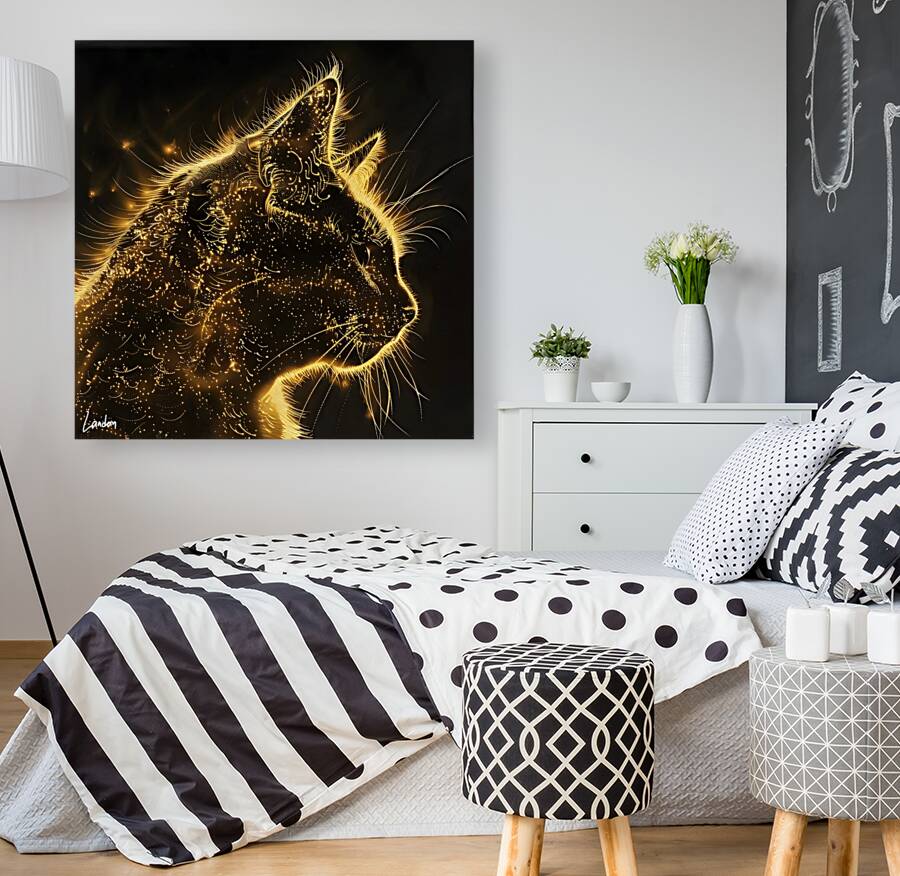 Cat Golden Glow 4 Reproduction