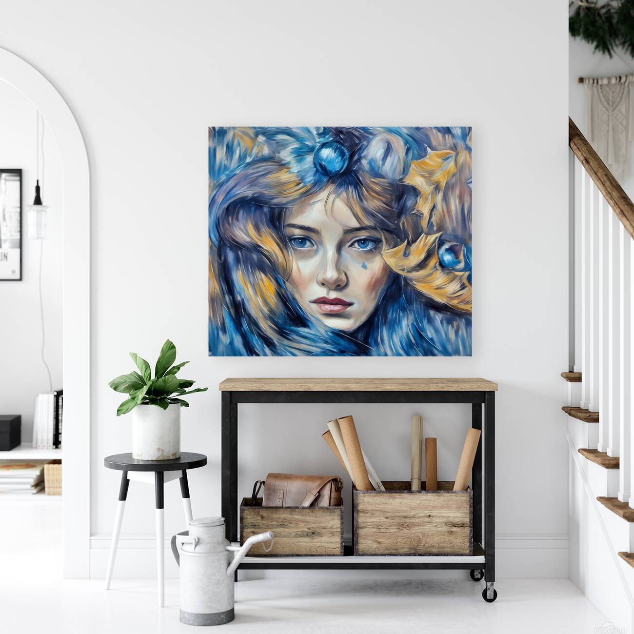 ArtXcl 028 sad face with a tear  Reproduction