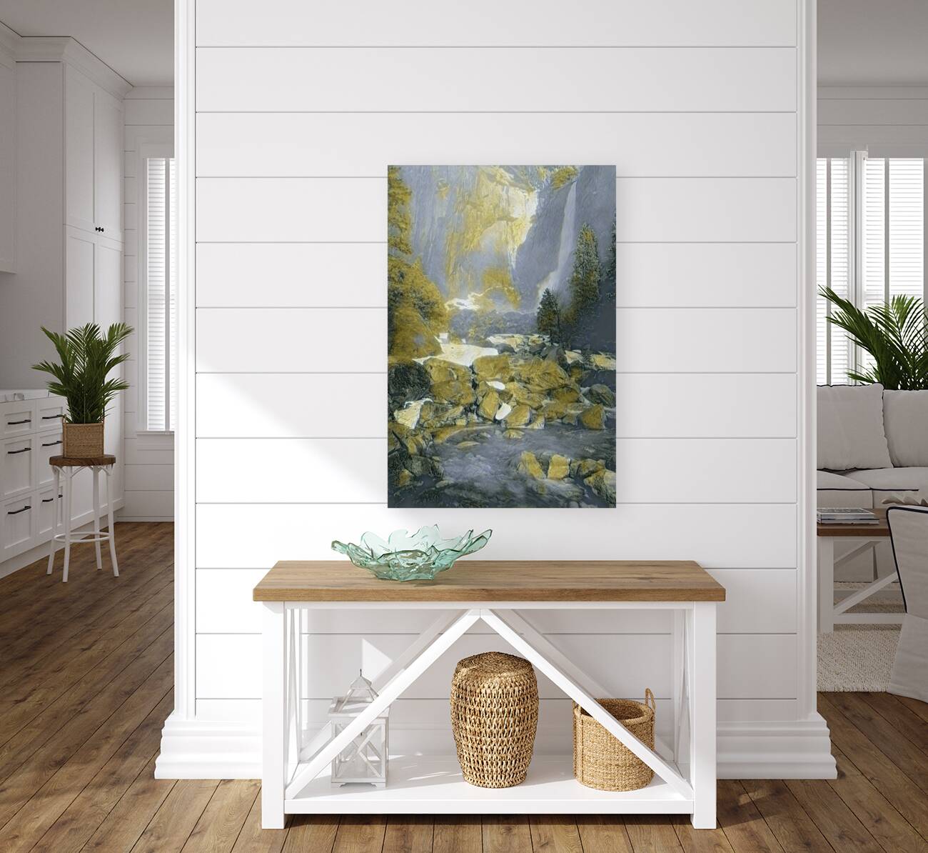 Yosemite Lower Waterfall Reproduction