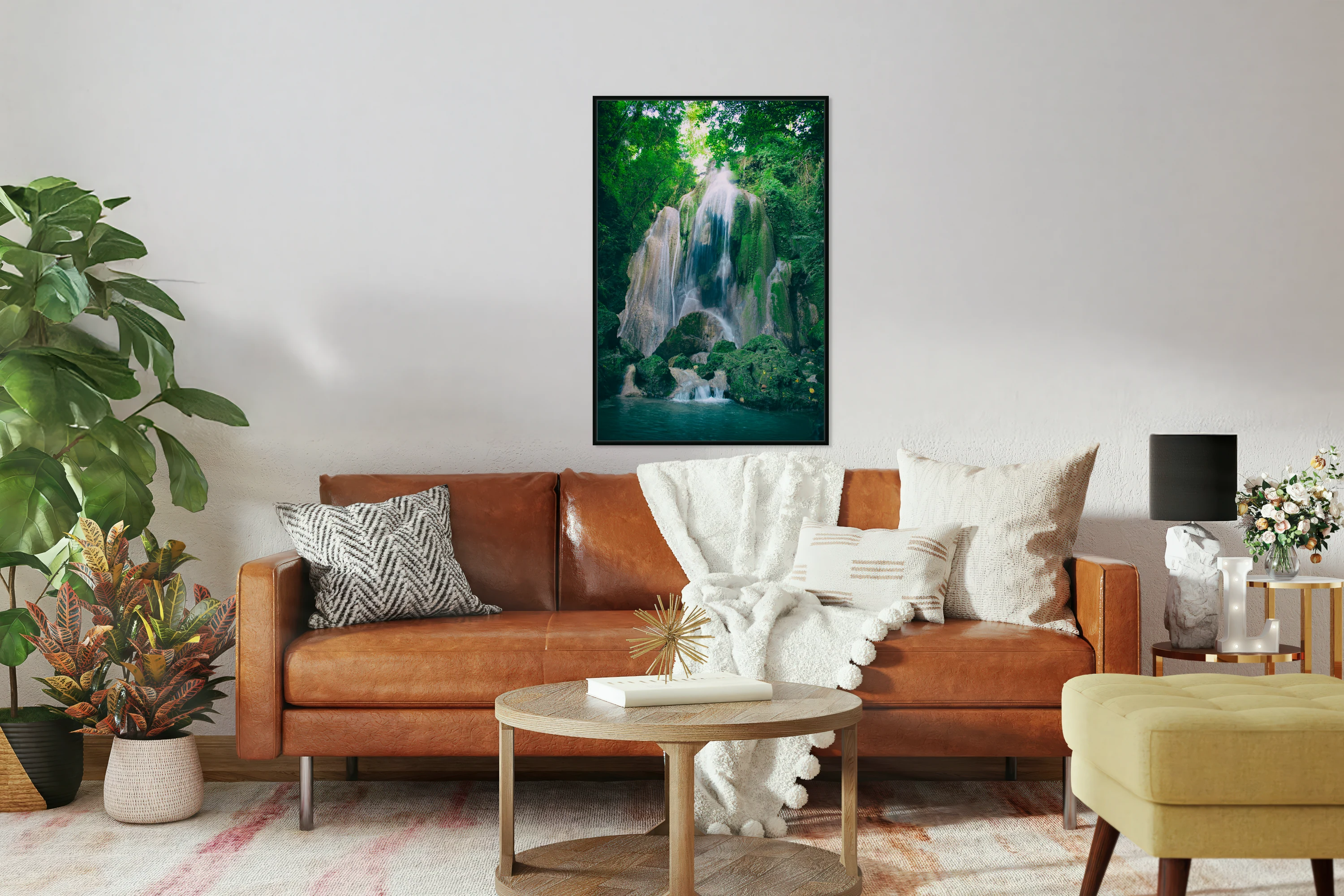 waterfall in the jungle