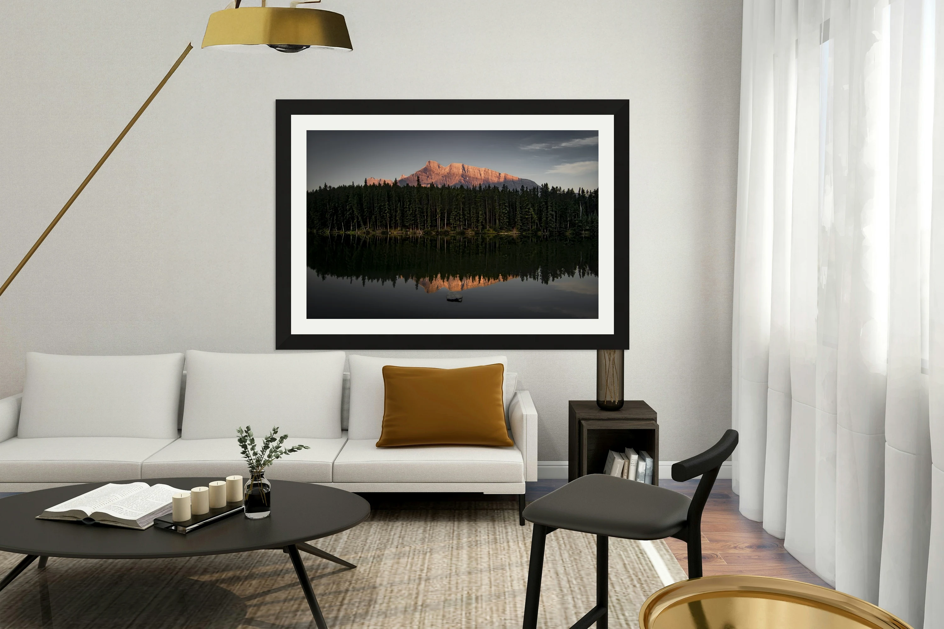 Banff Mount Rundle Reflections