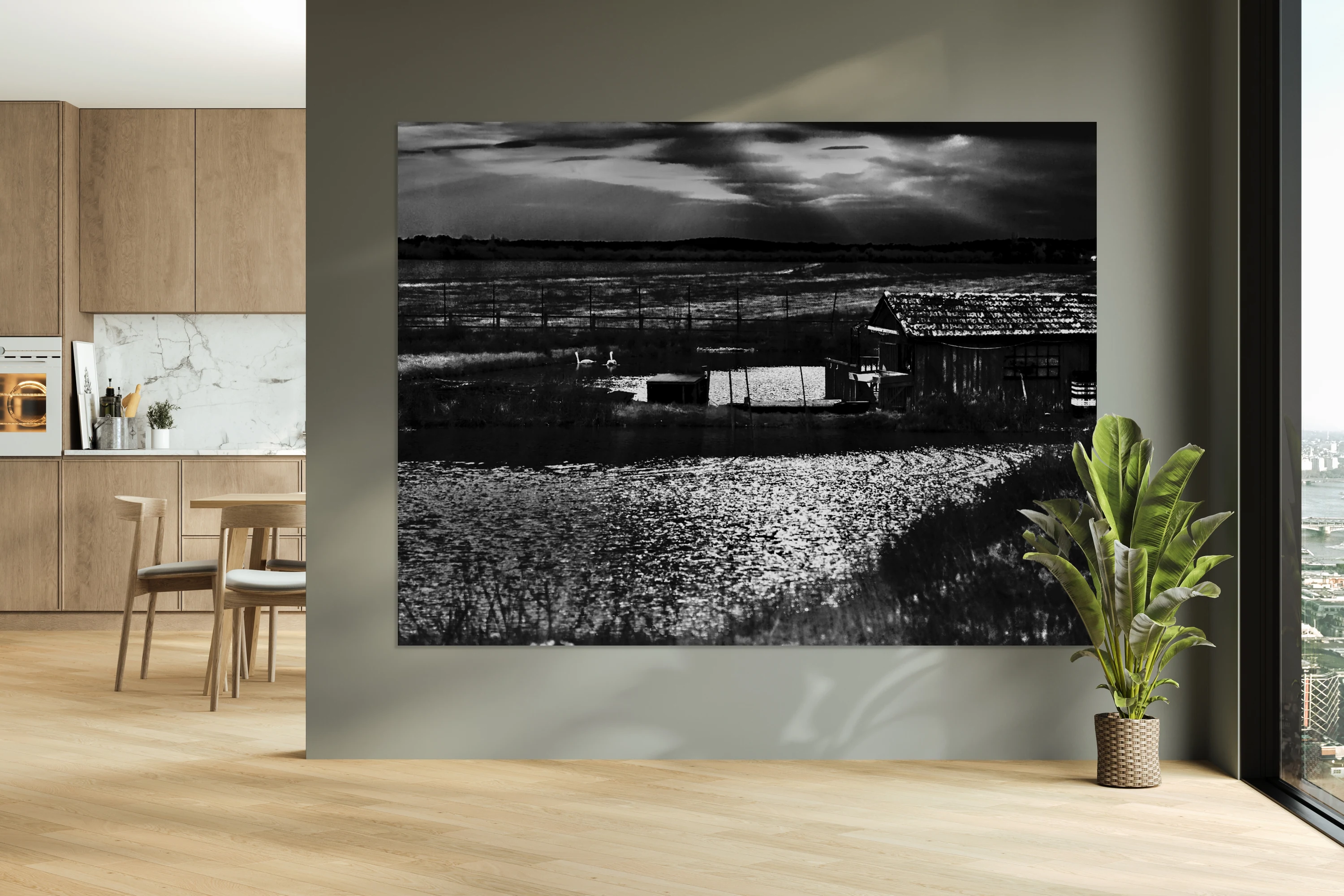 DRAMATIC LANDSCAPE SCENE
