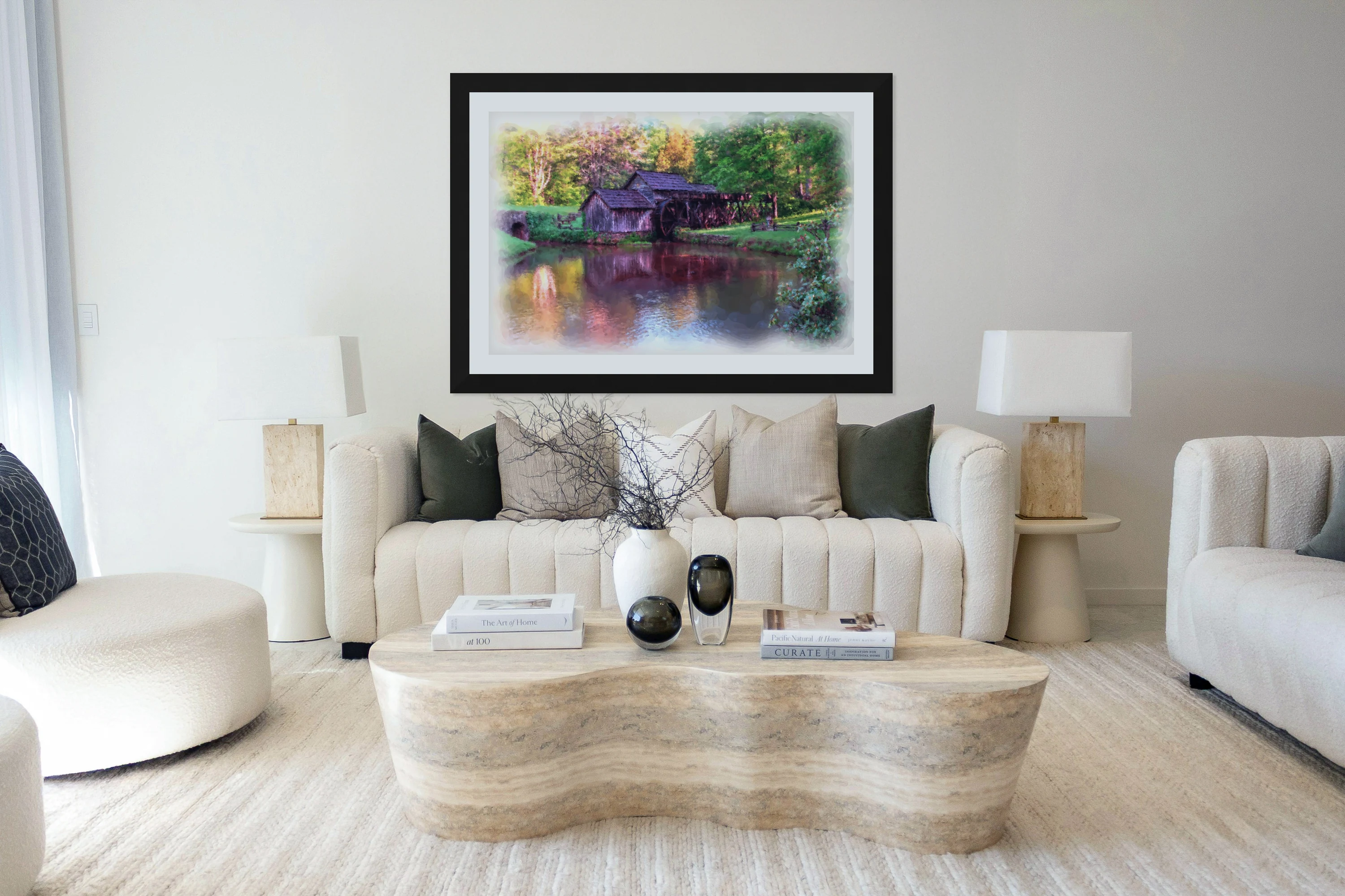 Painterly Mabry Mill