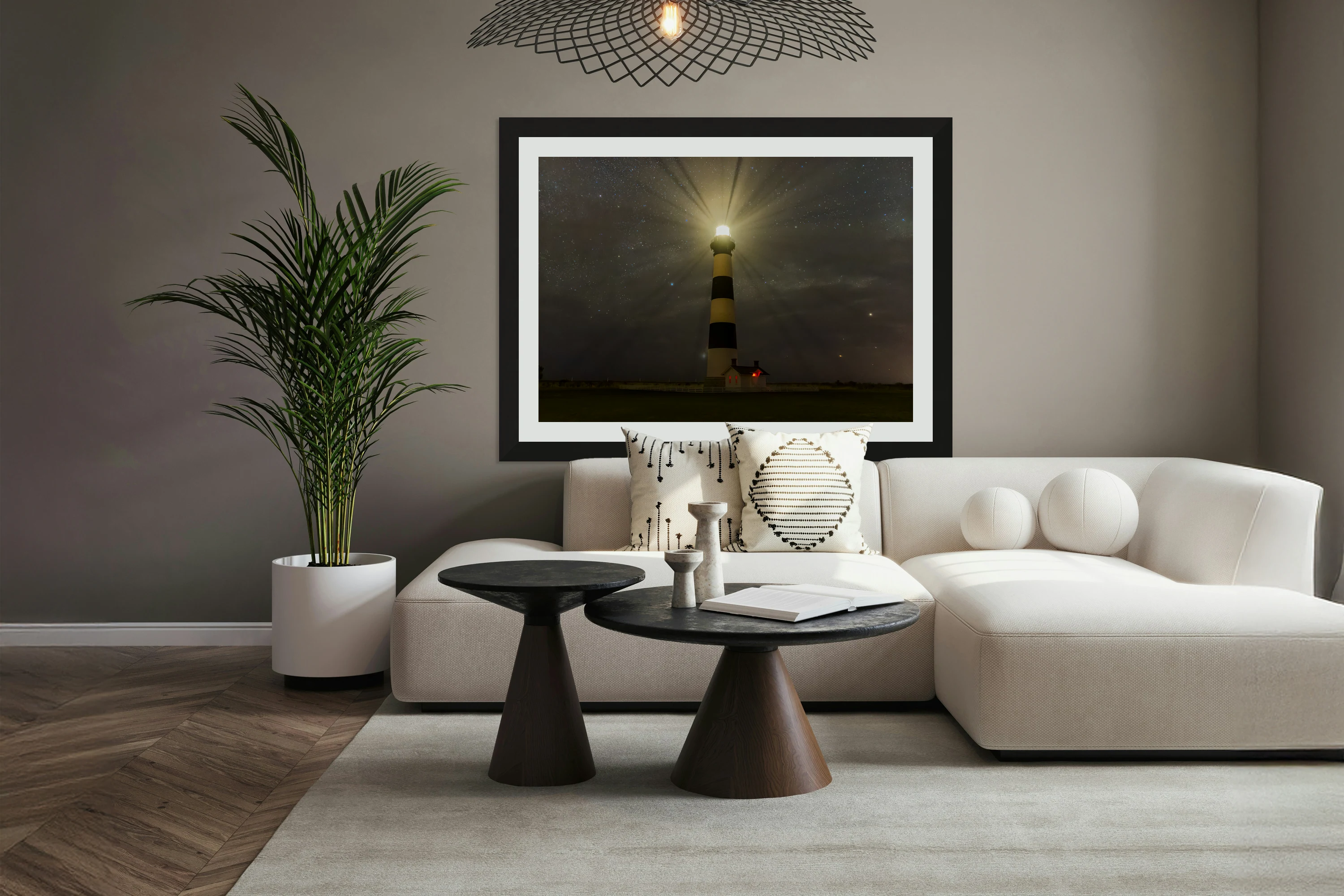 Bodie Lighthouse Light Rays