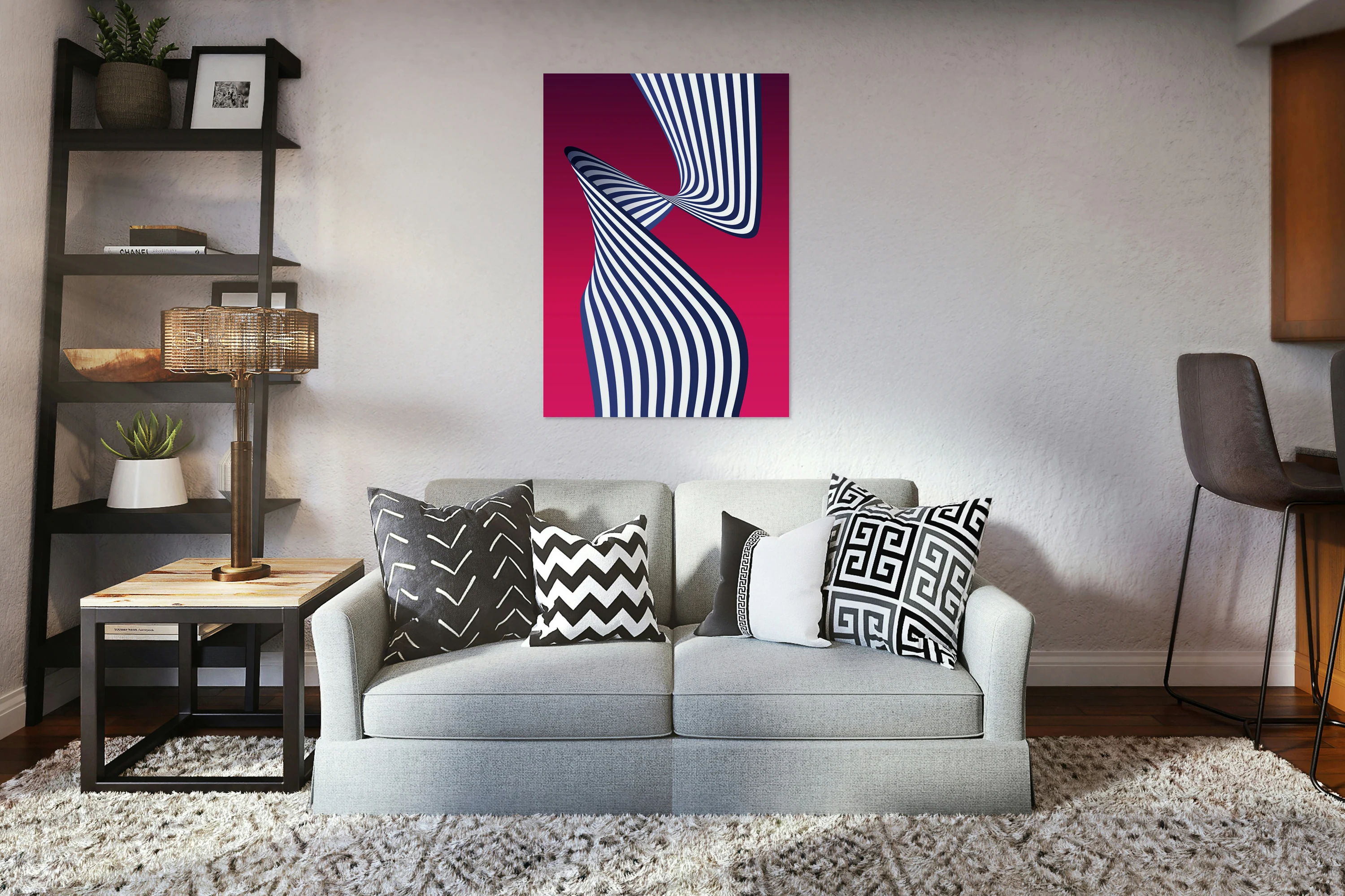 Abstract Striped Warp