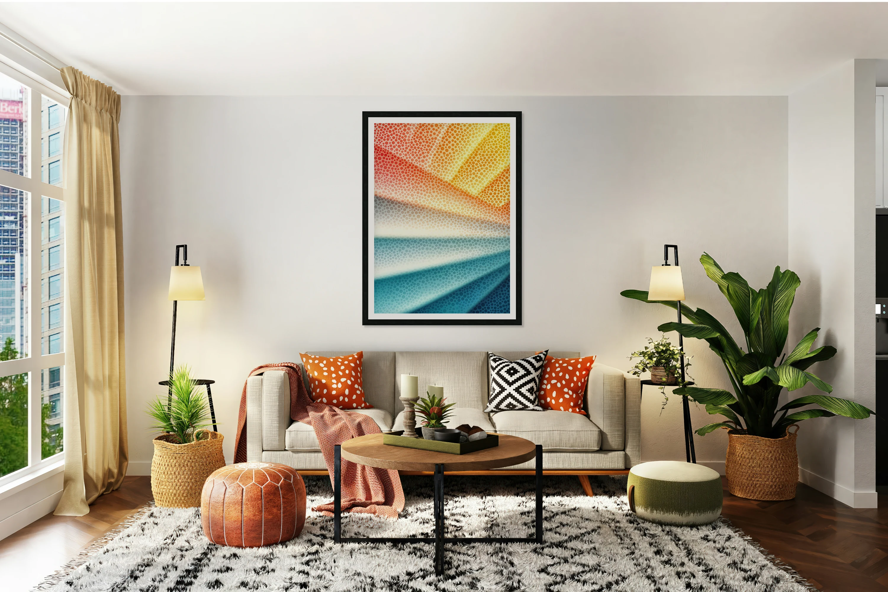 Abstract Wavy Background